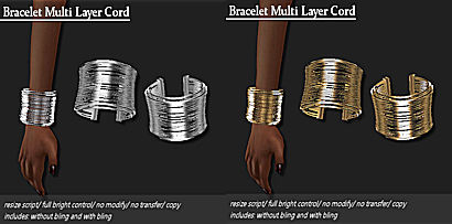 Bracelet Multi Layer Cord