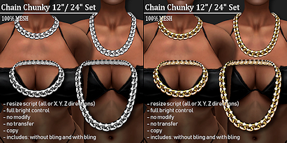 Chain Chunky 12, 24 Set (F)